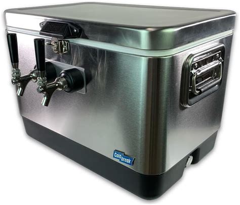 stainless steel jockey box|coldbreak 2 tap jockey box.